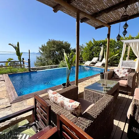 Panaromic Seaview With Pool Faralya